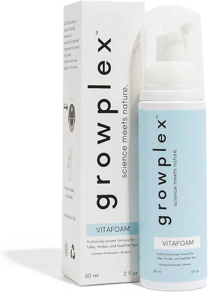 Growplex Vitafoam 5% Minoxidil Foam for Men and Women on Amazon