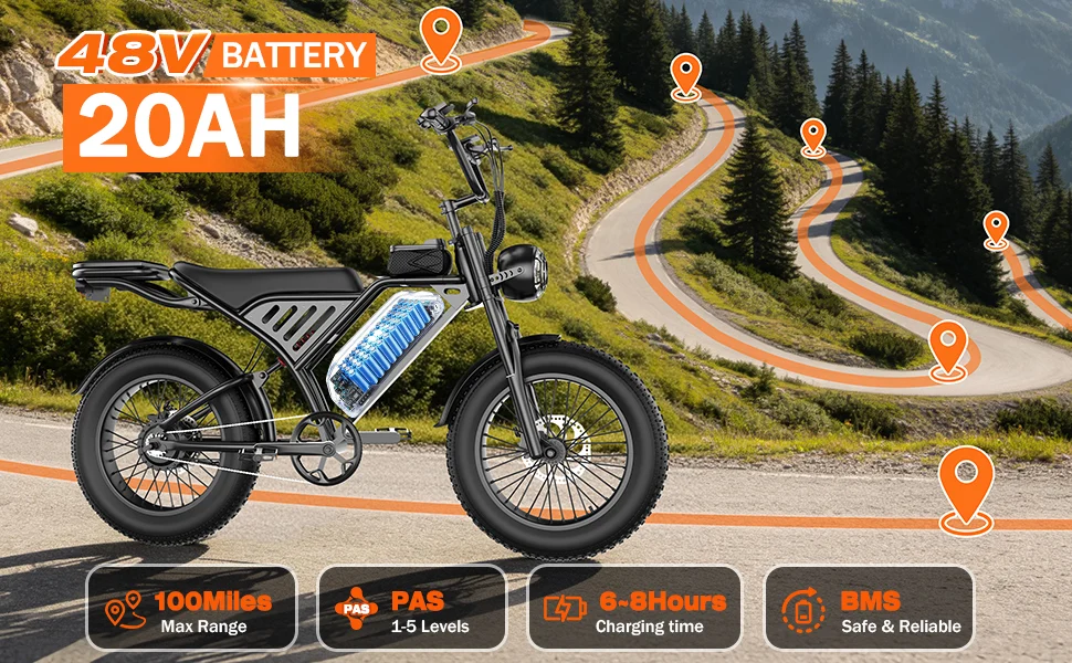 20″ Fat Tire GWEIT Electric Dirt Bike Only $599.99 (Reg. $1199.98)