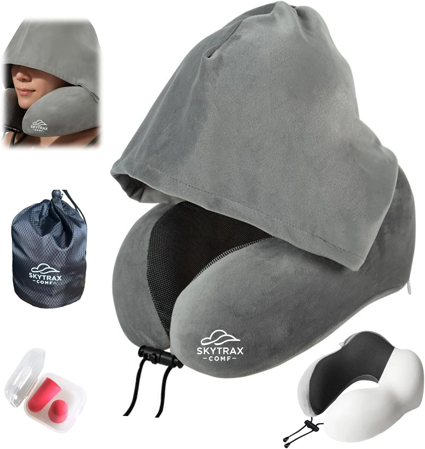 SkytraxComf Travel Neck Pillow Only $23.89 (Reg. $29.89) at Amazon