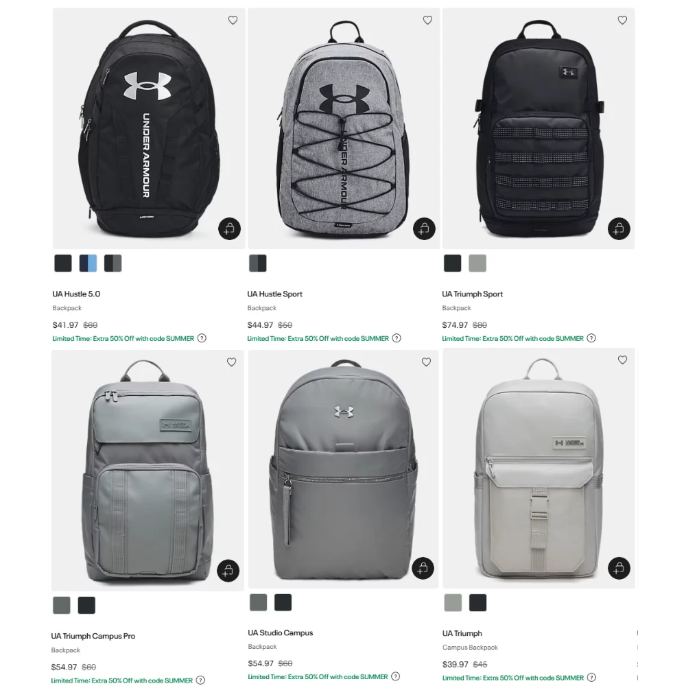 Backpacks Sale: Save $25.02 at Under Armour