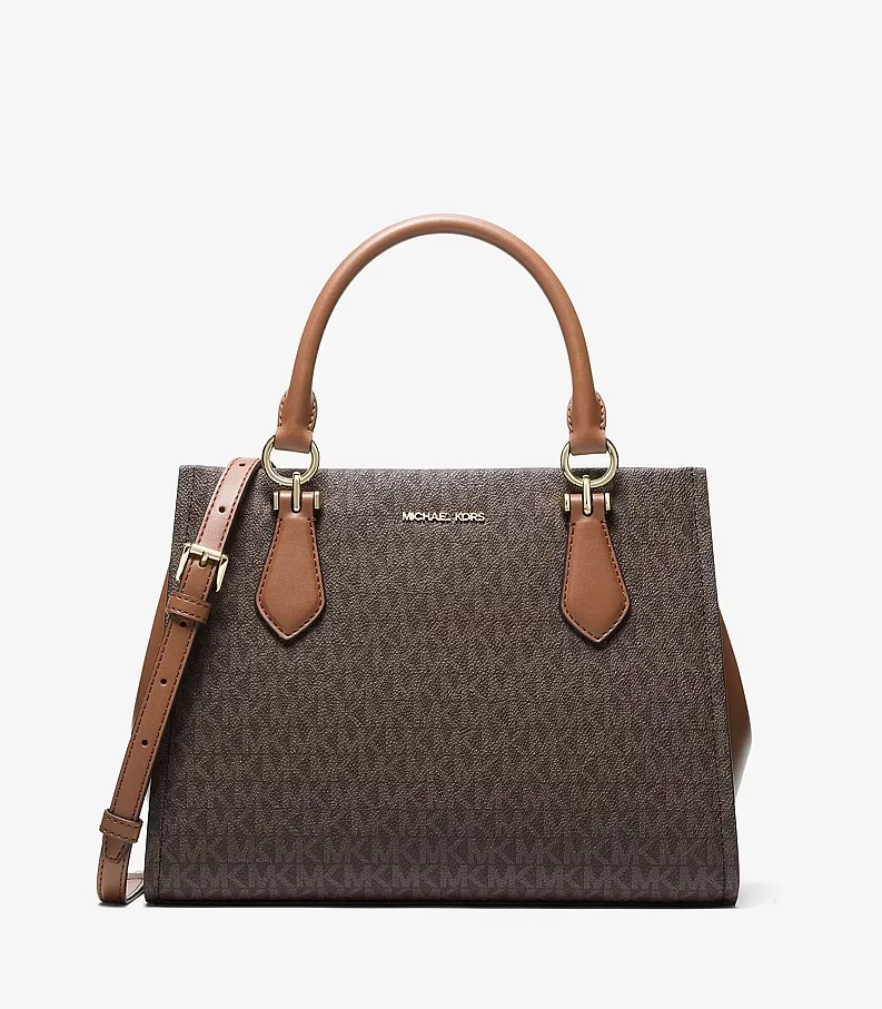 Marilyn Medium Signature Logo Convertible Satchel Deal at Michael Kors: Save 83%