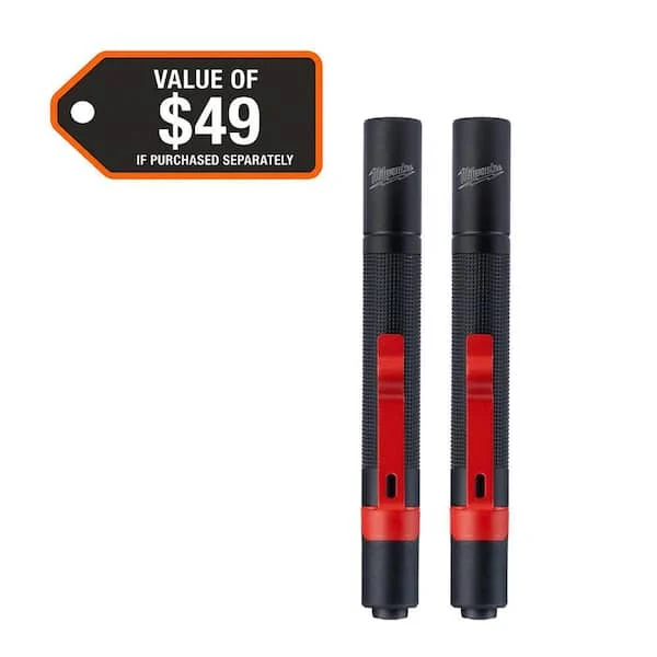 Milwaukee Pen Light 2-Pack Only $11 at Home Depot
