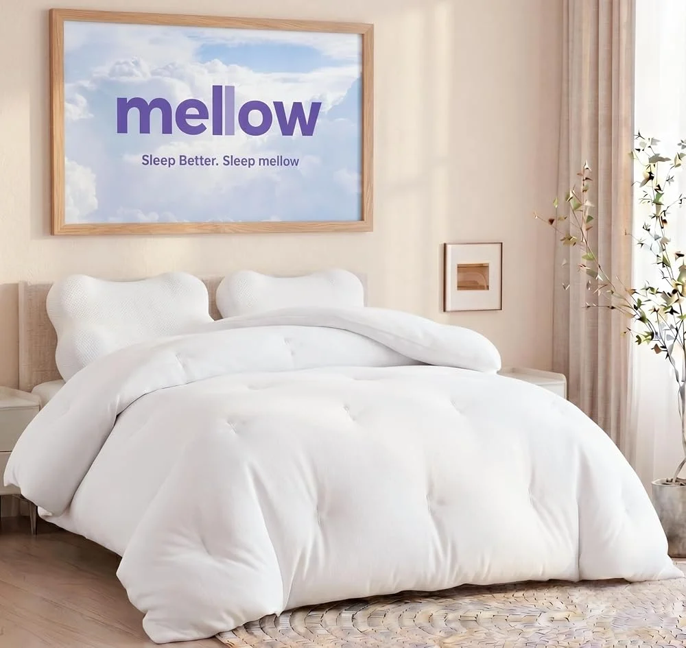 Mellow Marshmallow Comforter King/Cal King down alternative duvet insert on Amazon