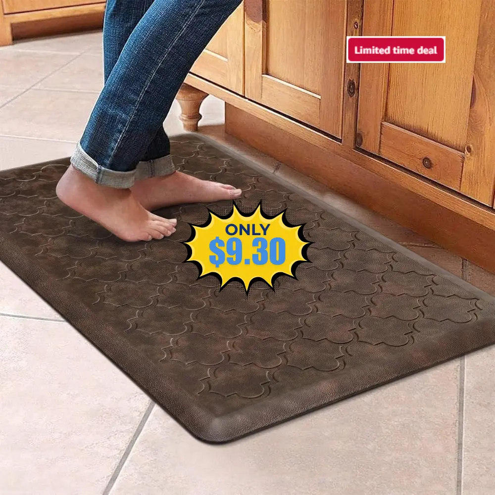 WISELIFE Kitchen Mat Cushioned Deal: Save 34% at Amazon