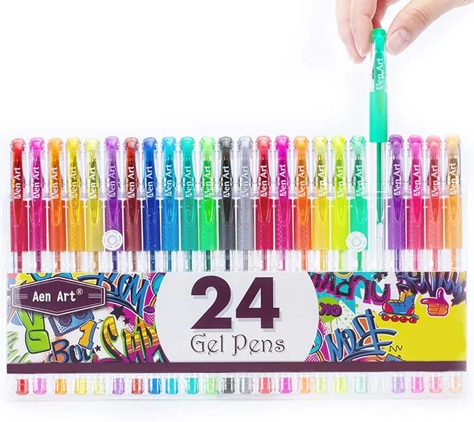 24 Art Glitter Gel Pens Only $5.84 (Reg. $6.49) at Amazon