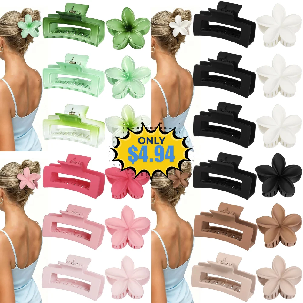 Girls 2 Styles Hair Claw Clips Deal at Amazon: Save with Promo Code