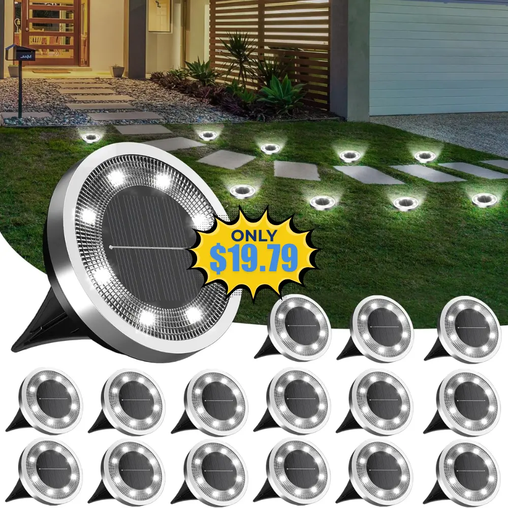 INCX Solar Ground Lights Deal: Save 18% at Amazon