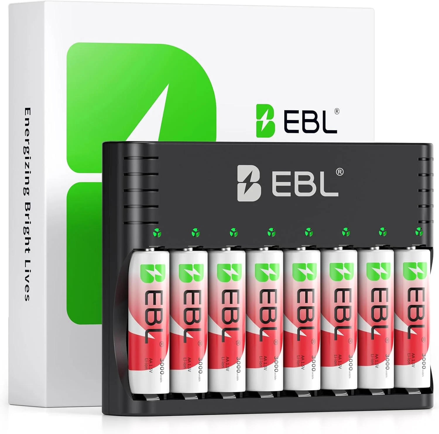 Rechargeable AA Lithium Batteries 8 Pack Only $18.41 (Reg. $30) at