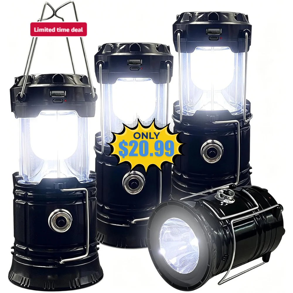 Collapsible Portable LED Camping Lantern Deal: Save 30% at Amazon