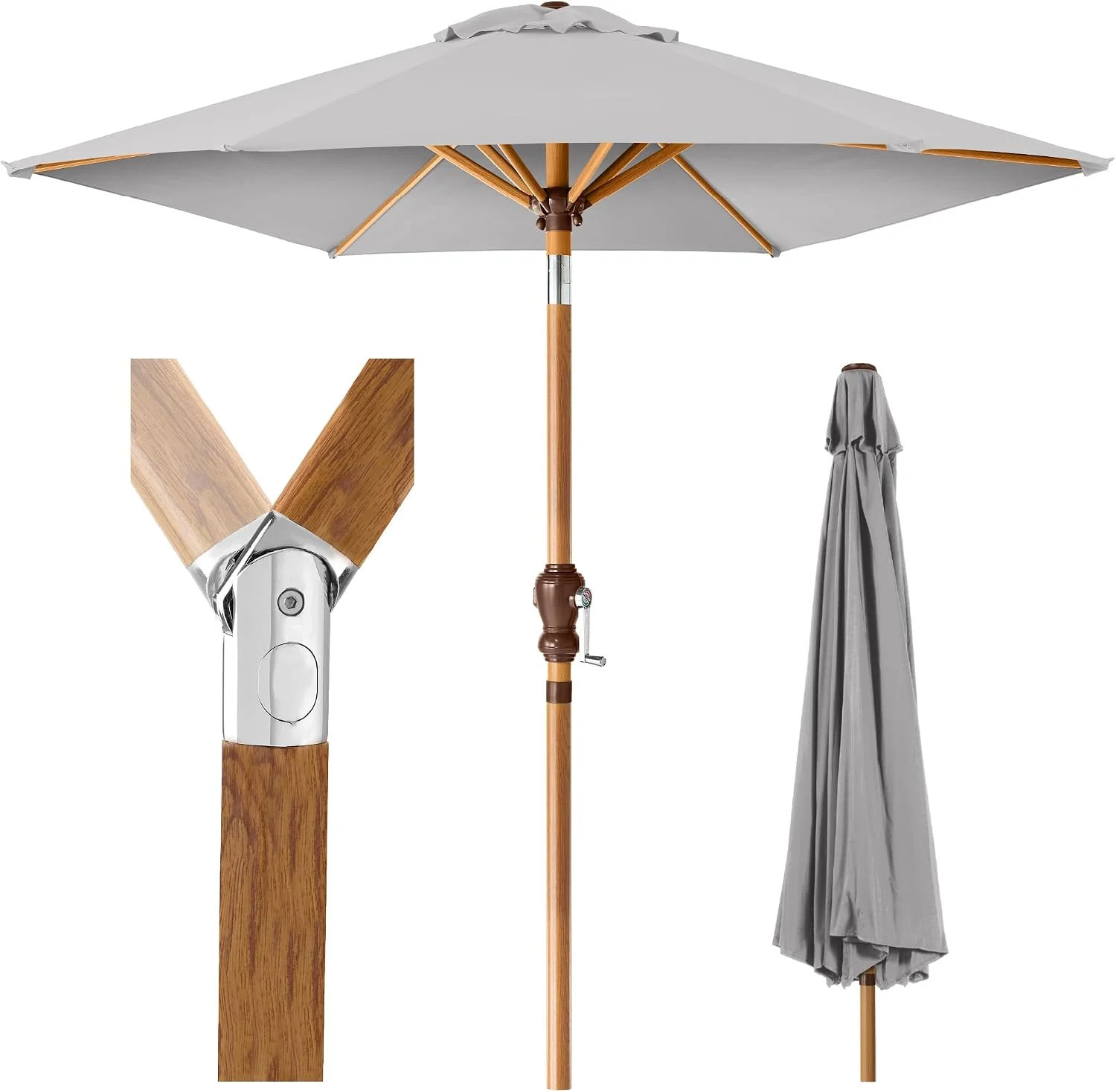 10FT outdoor market umbrella on Amazon, discounted price