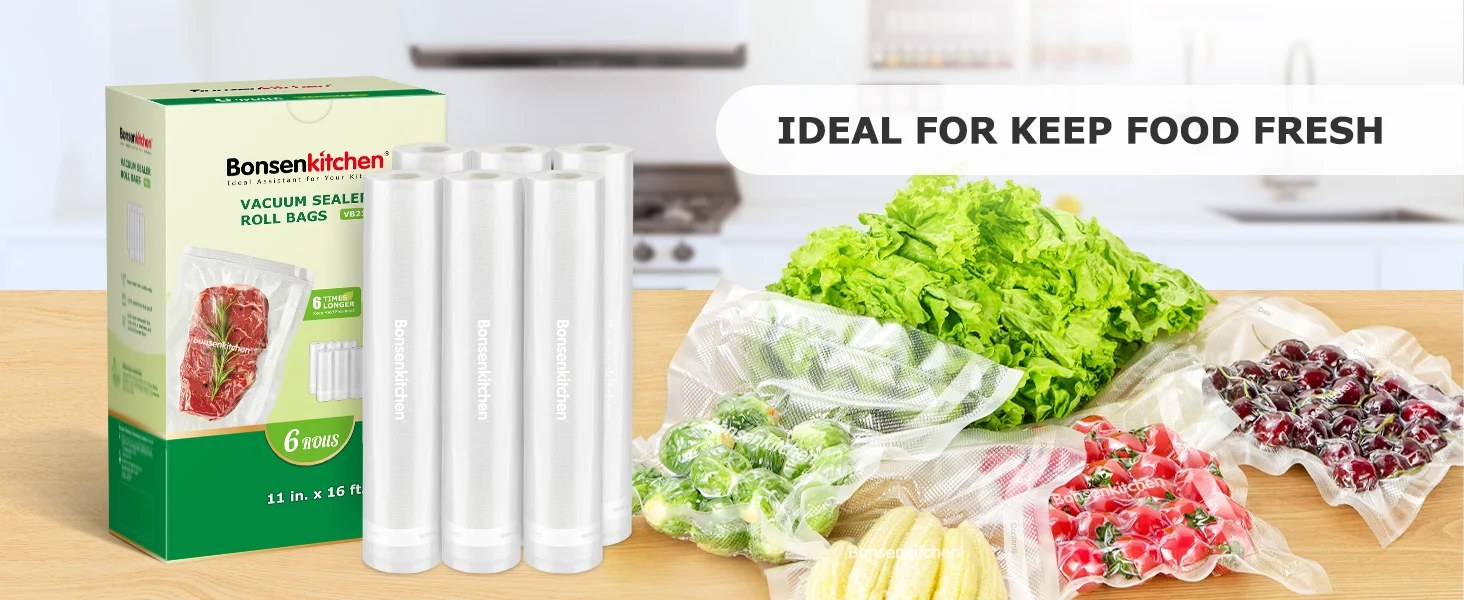 Bonsenkitchen Vacuum Sealer Rolls Only $16.99 (Reg. $18.99) at Amazon