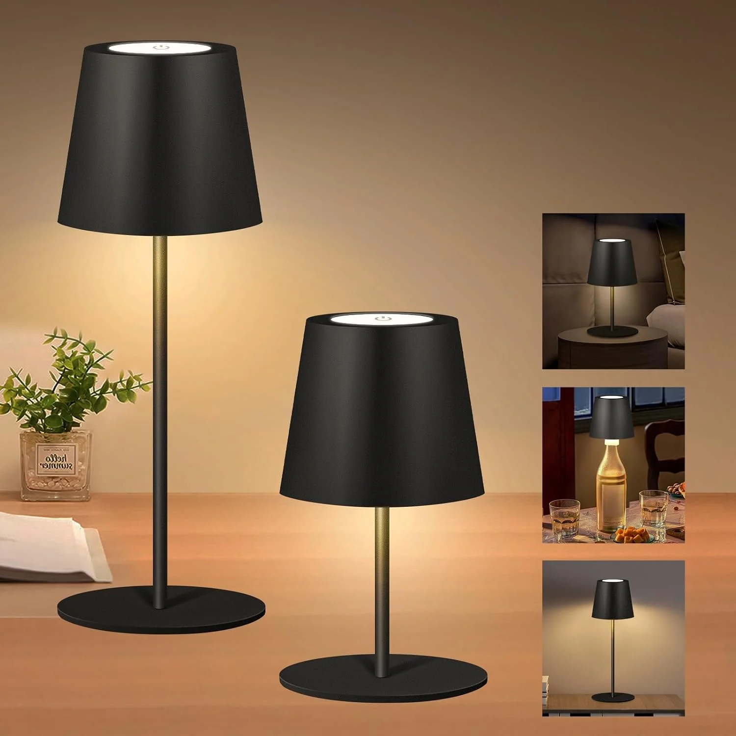 JCHPZR Cordless Table Lamp Only $24.99 (Reg. $29.99) at Amazon