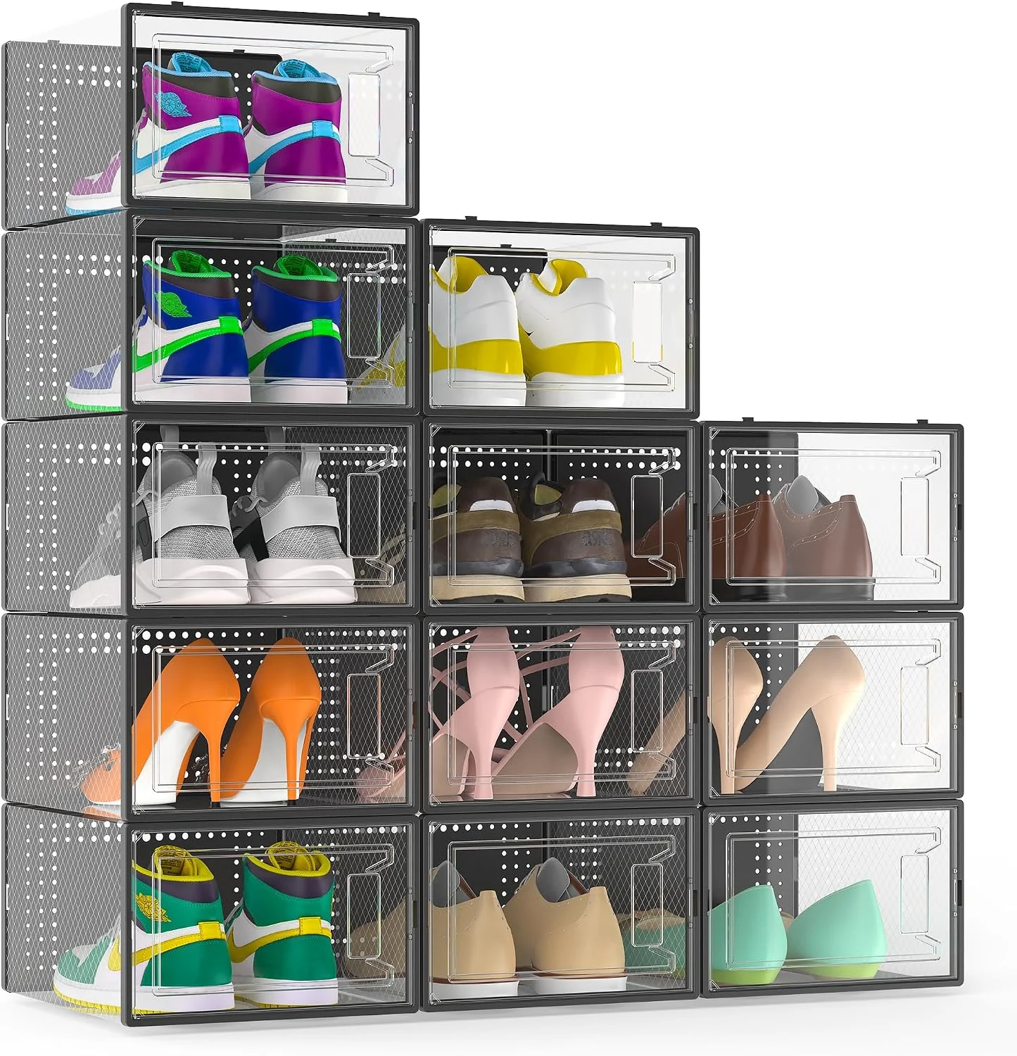 Snaxo 12 Pack Shoe Storage Boxes Only $31.99 (Reg. $49.99) at Amazon