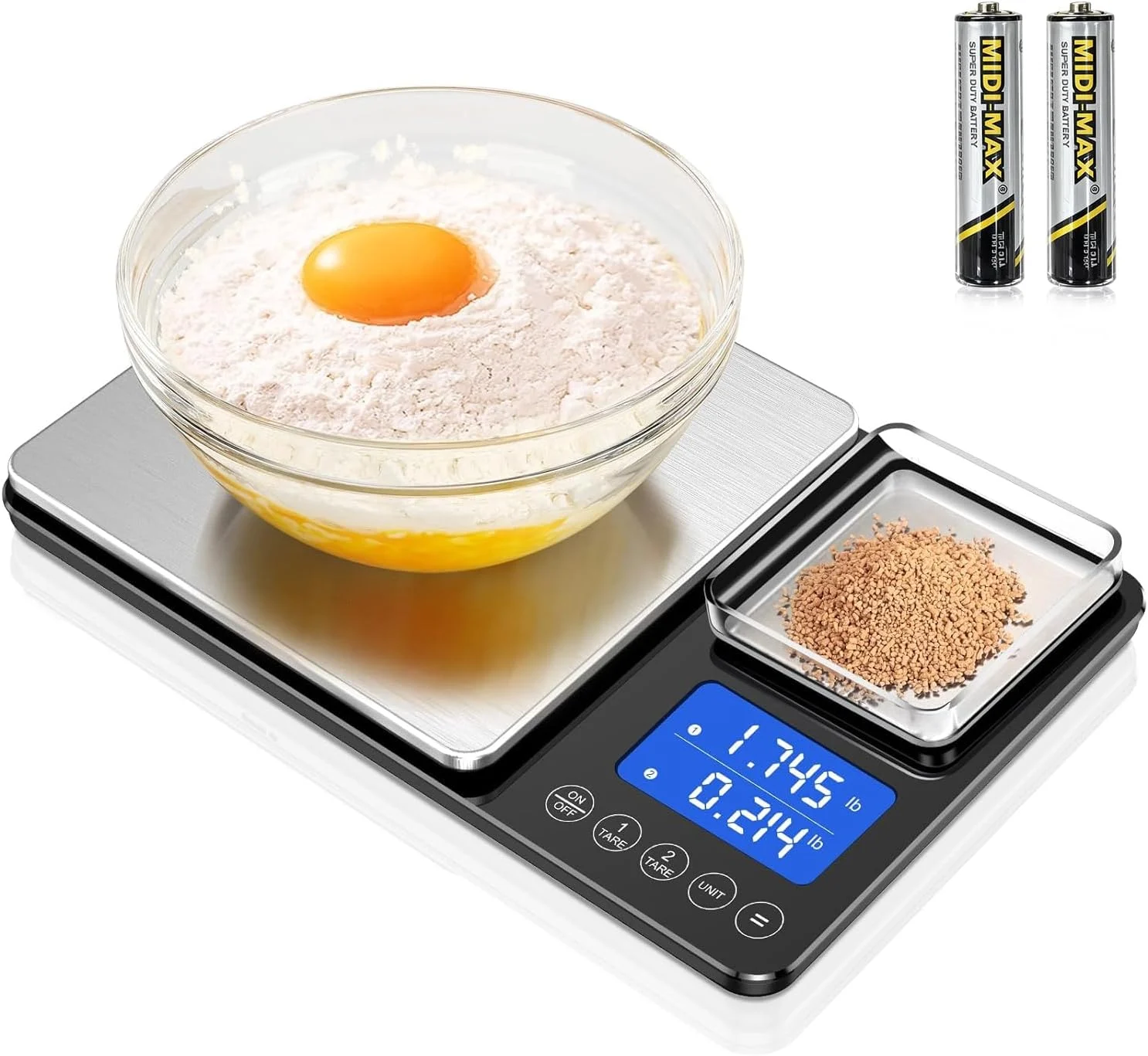 KUAIVO Dual Platform Kitchen Scale $31.49 (Reg. $34.99) at Amazon
