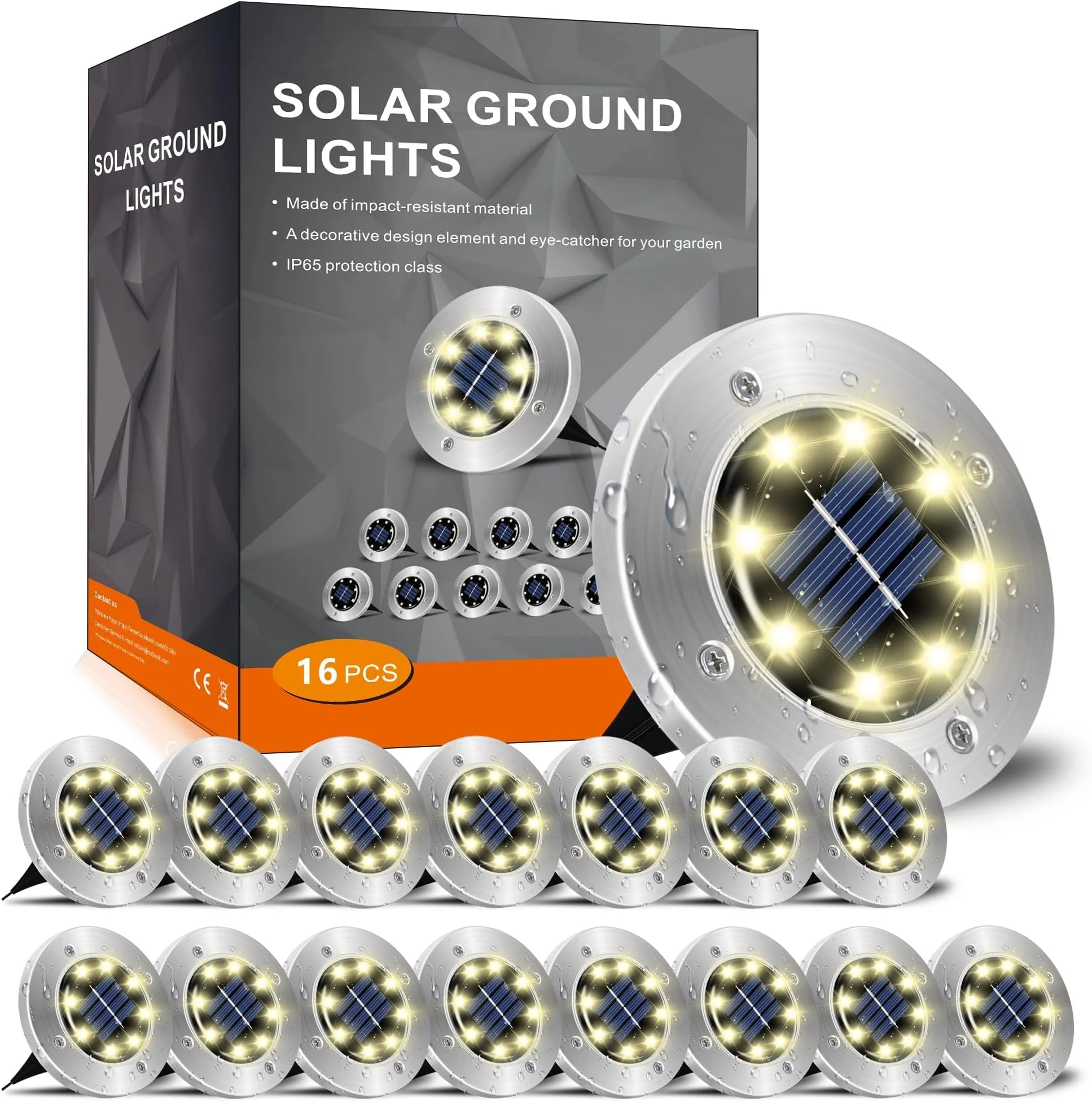 INCX Solar Ground Lights Only $32.99 (Reg. $39.99) at Amazon