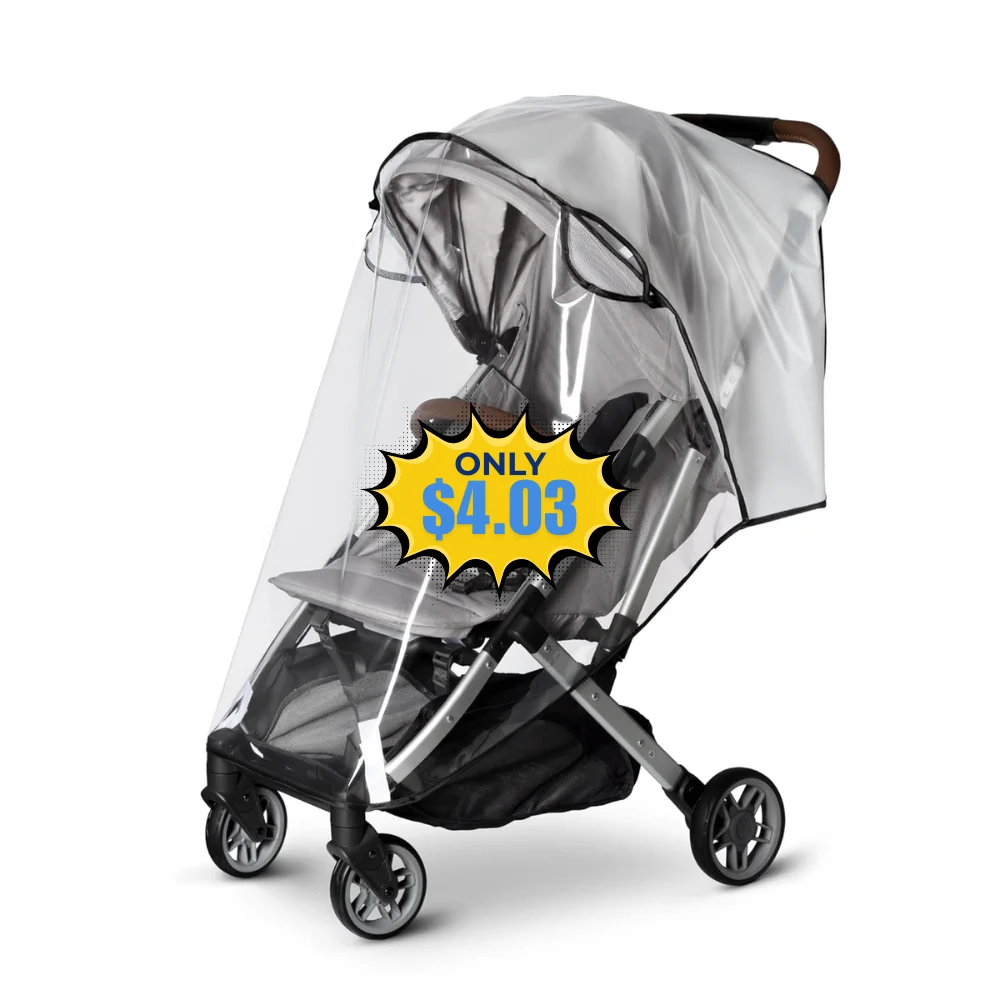 Clear Stroller Rain Cover Deal: Save 18% at Amazon