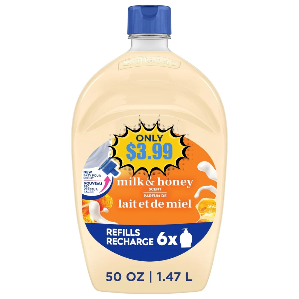 Softsoap Milk & Honey Hand Soap Refill Deal: Save 28% at Amazon
