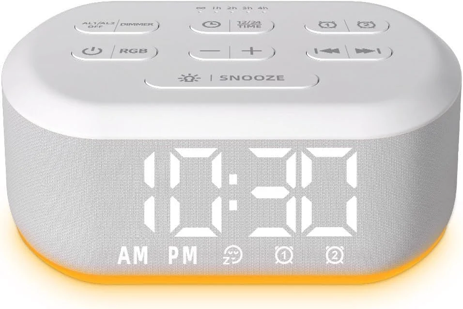 Digital Alarm Clock with White Noise $19.92 (Reg. $26.99) at Amazon