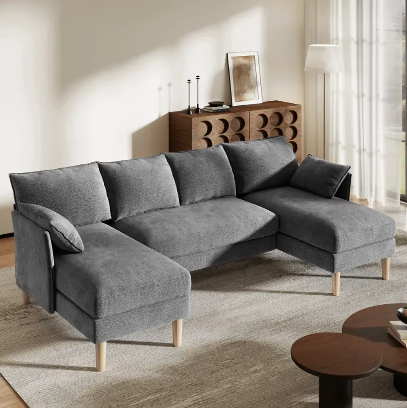 BedLuxury 100″ U-Shape Sectional Sofa Deal: Save $206 at Walmart