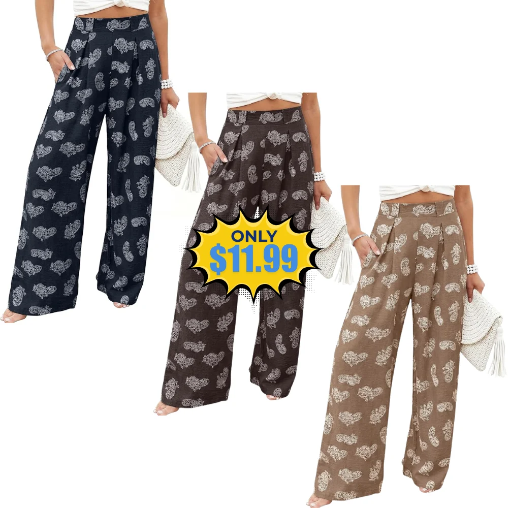 Bsubseach Women Palazzo Pants Sale: 2HC9QSR3 Promo Code at Amazon