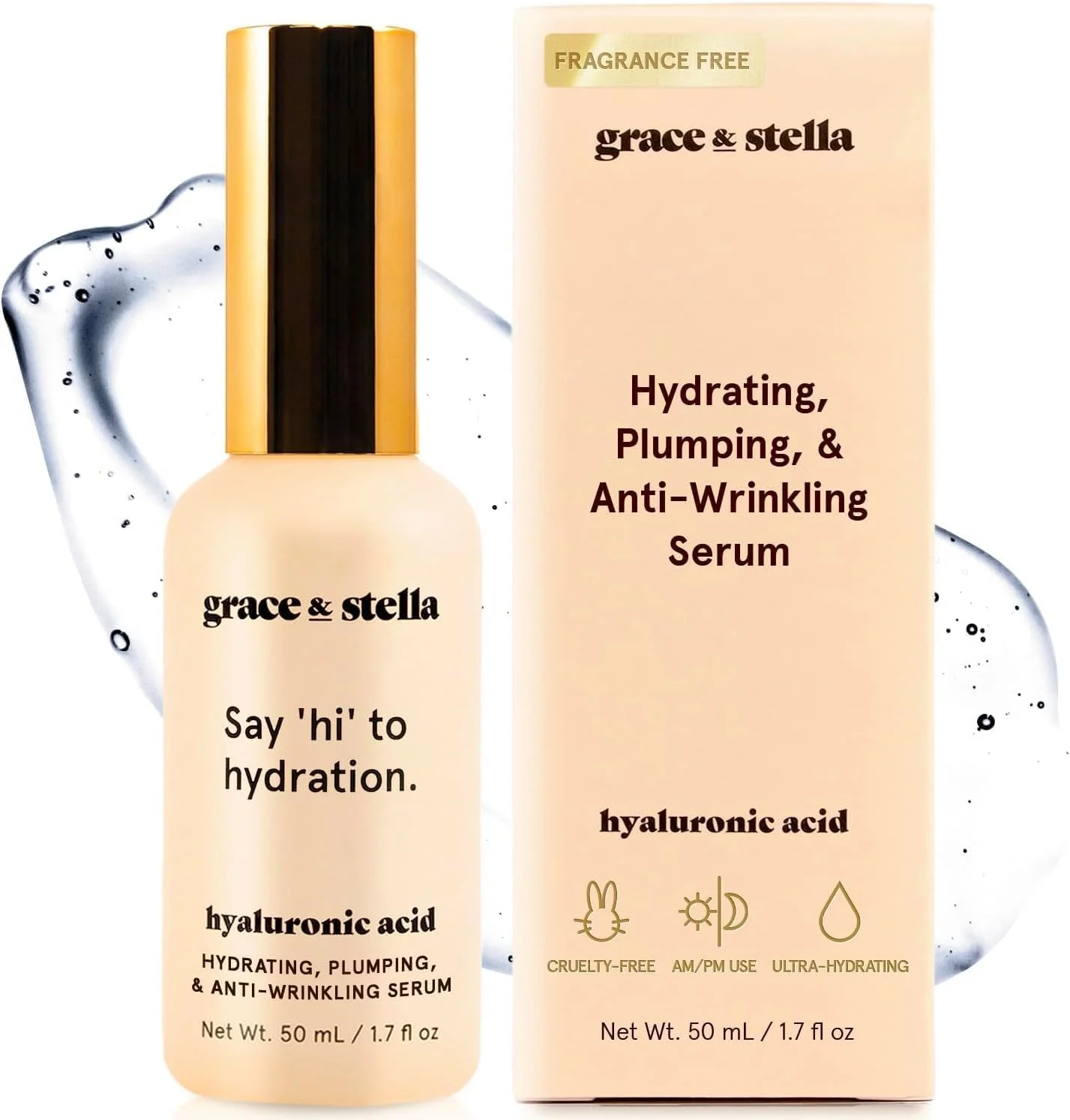 Grace & Stella Hyaluronic Acid Serum Only $9.70 (Reg. $20.95) at