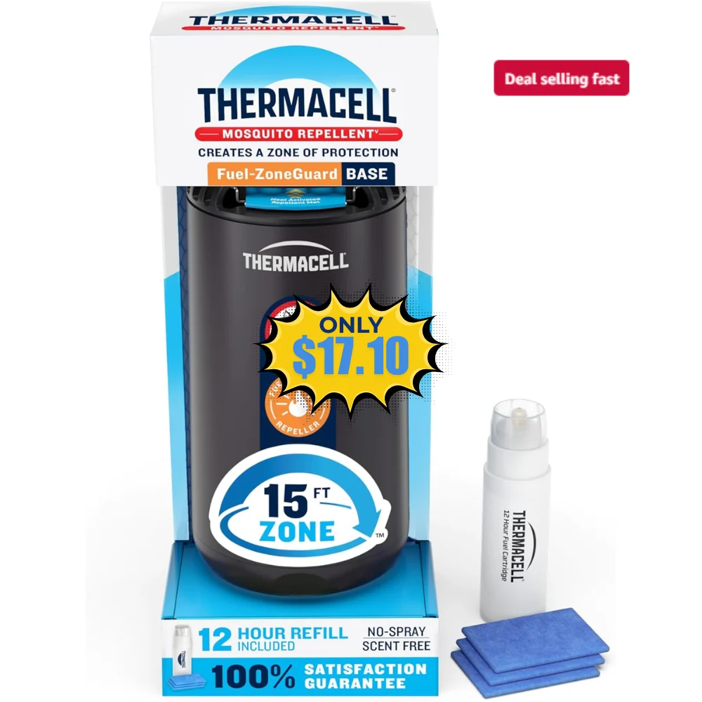 Thermacell Fuel Powered Mosquito Repeller Deal: Save 33% at Amazon