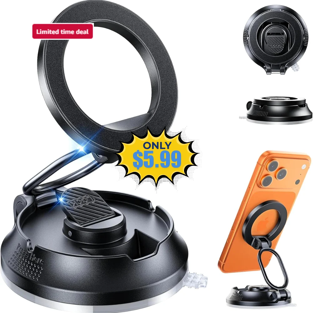 360° Adjustable Magnetic Car Mount Deal: Save 23% at Amazon