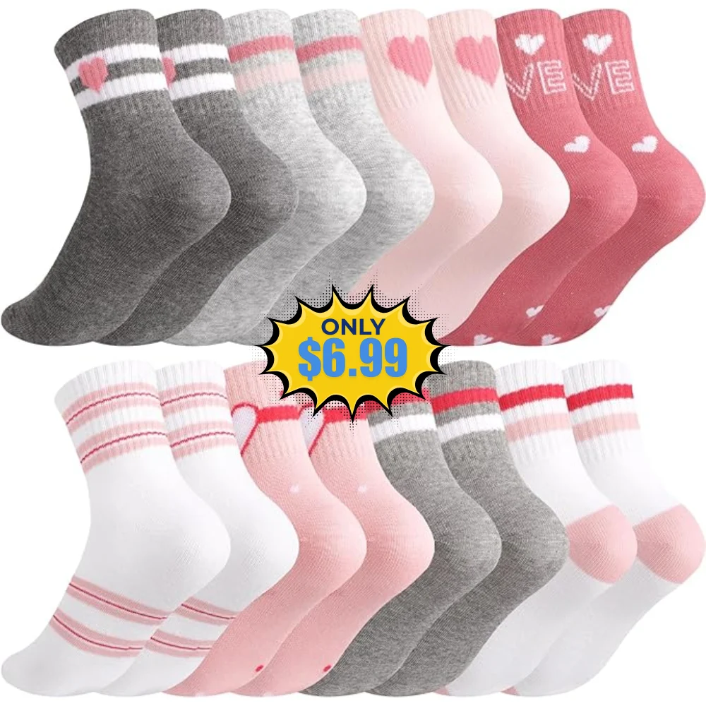 Girls Crew Socks Deal: Save 50% at Amazon