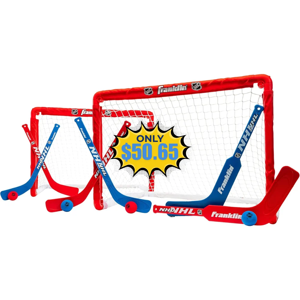 Franklin Sports Kids Mini Hockey Goal Set Deal: Save 22% at Amazon