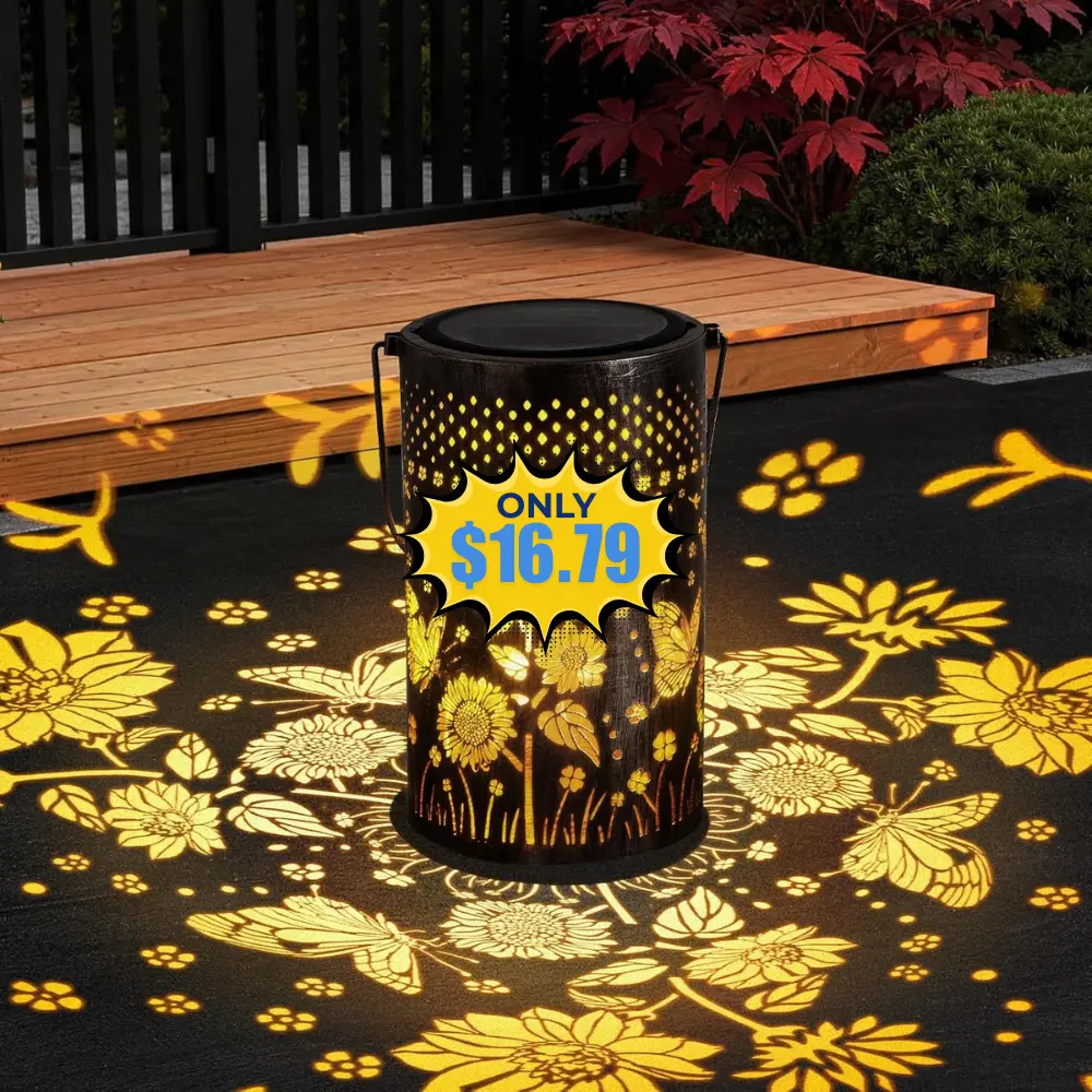 Solar Lanterns Outdoor Waterproof Deal at Amazon: Save with Promo Code