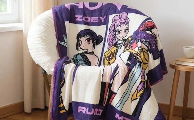 KPop Demon Hunters Throw Blanket Deal at Walmart