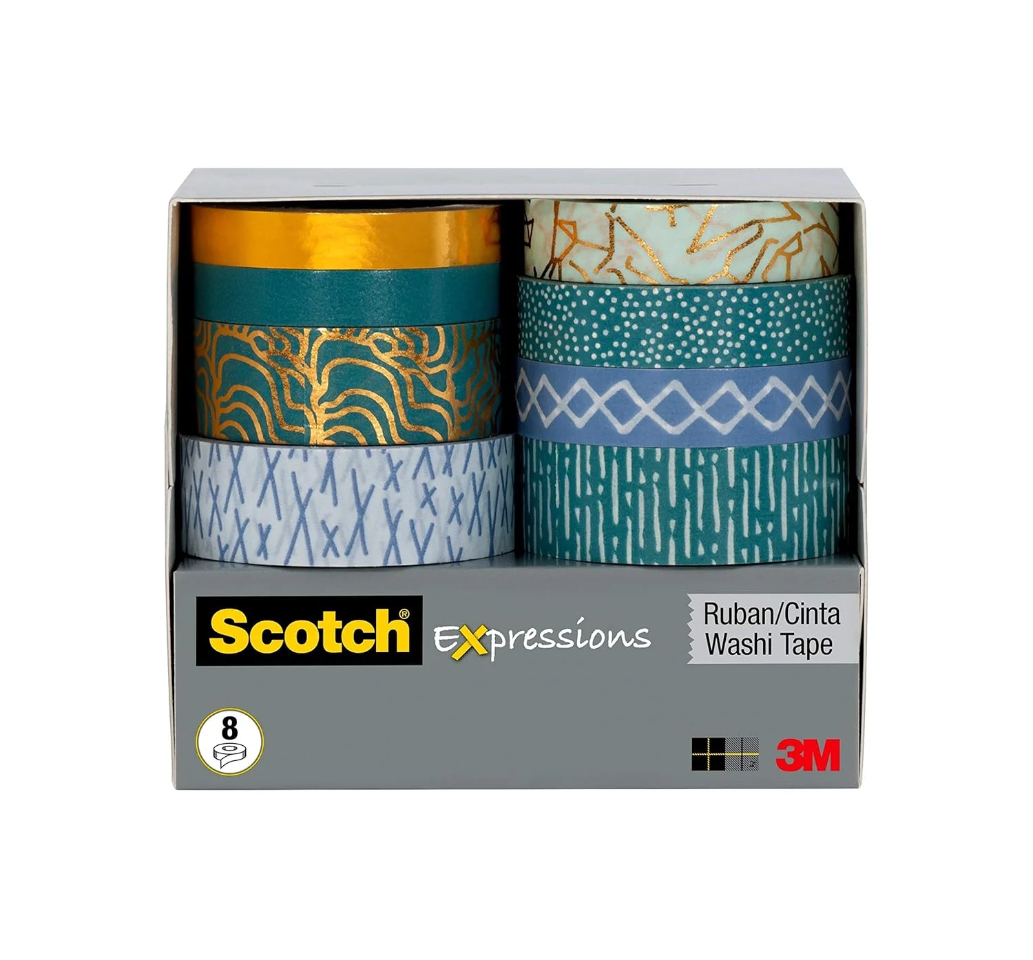 Scotch Washi Tape 8-Pack Deal at Amazon