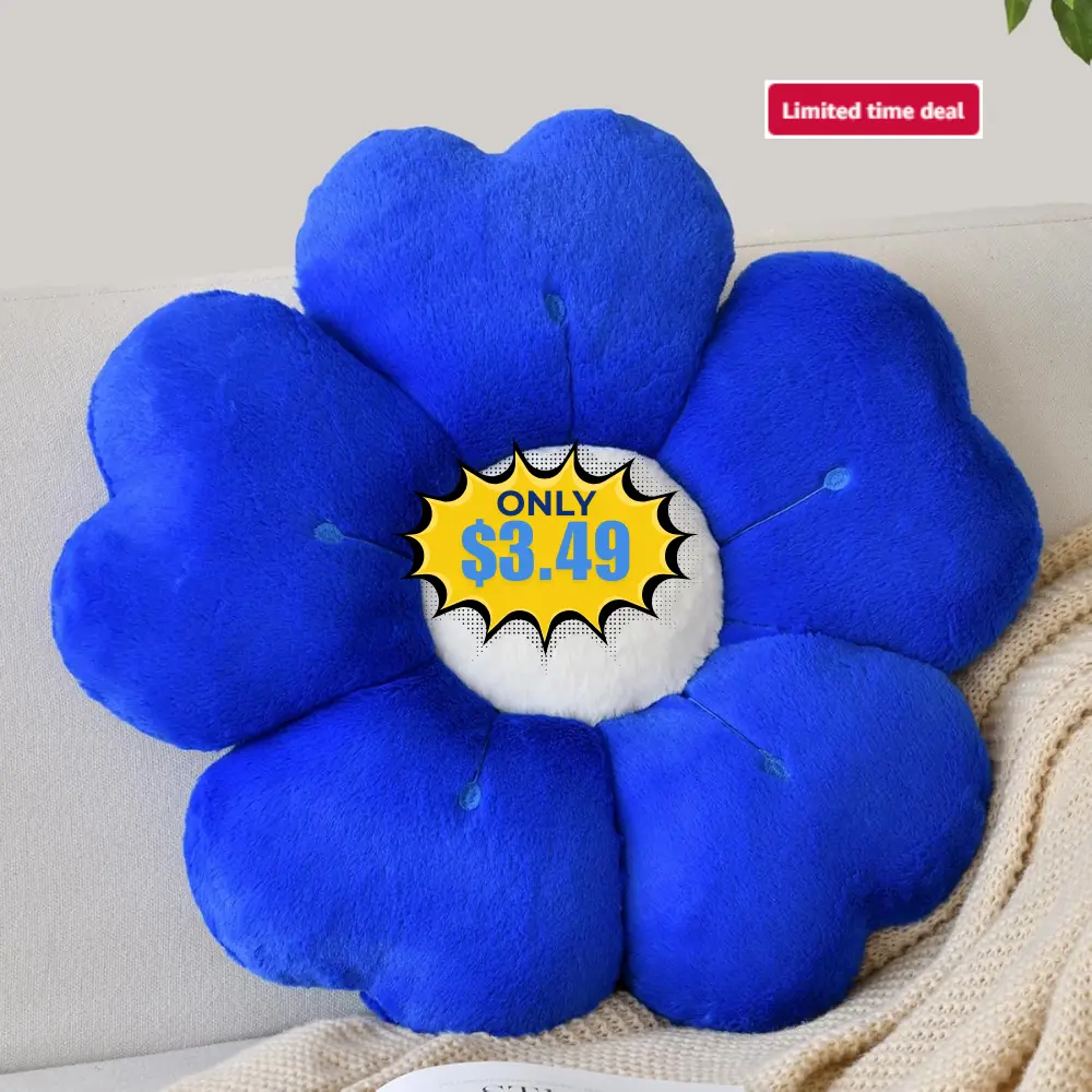Flower Shaped Pillow Deal: Save 50% at Amazon