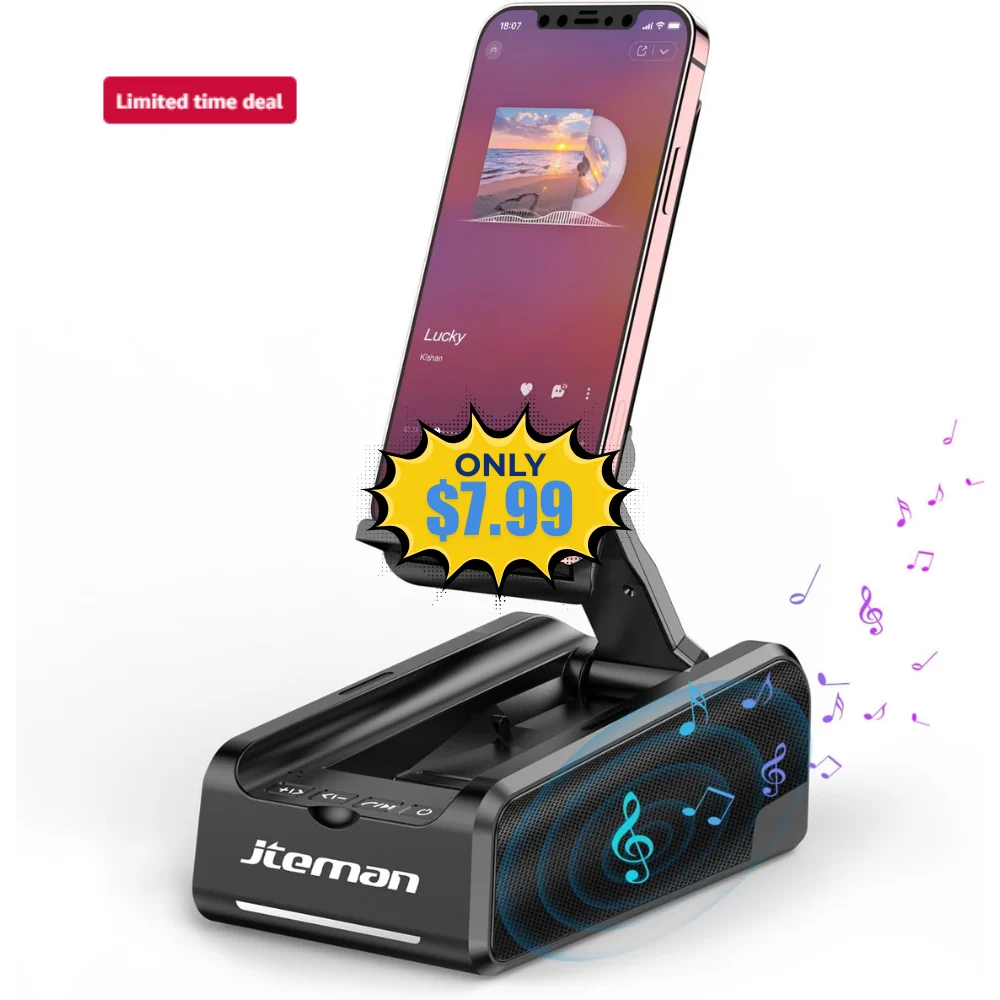 JTEMAN Cell Phone Stand Deal: Save 50% at Amazon