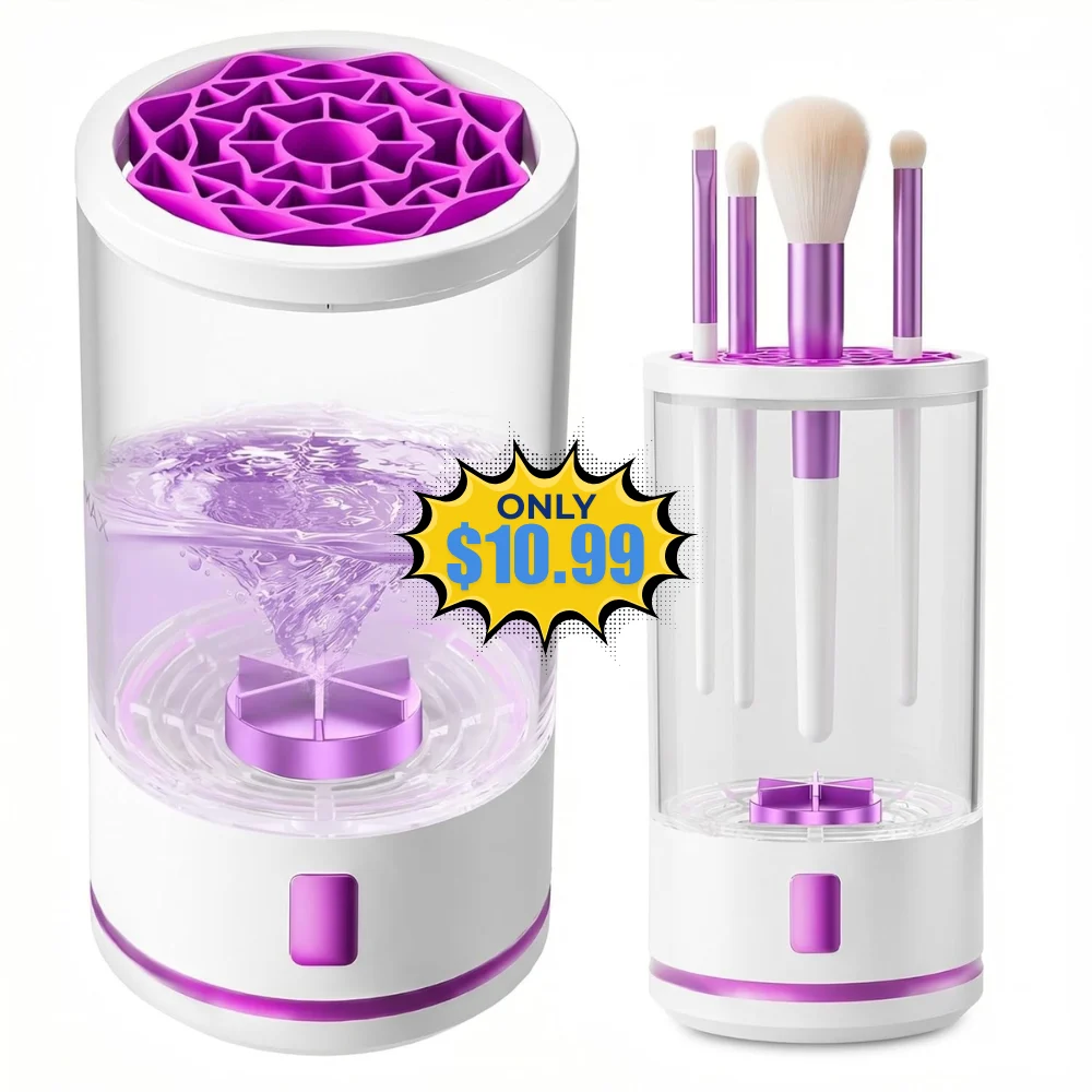 Electric Makeup Brush Cleaner Machine Promo at Amazon: Save with Code DNX9QFIB