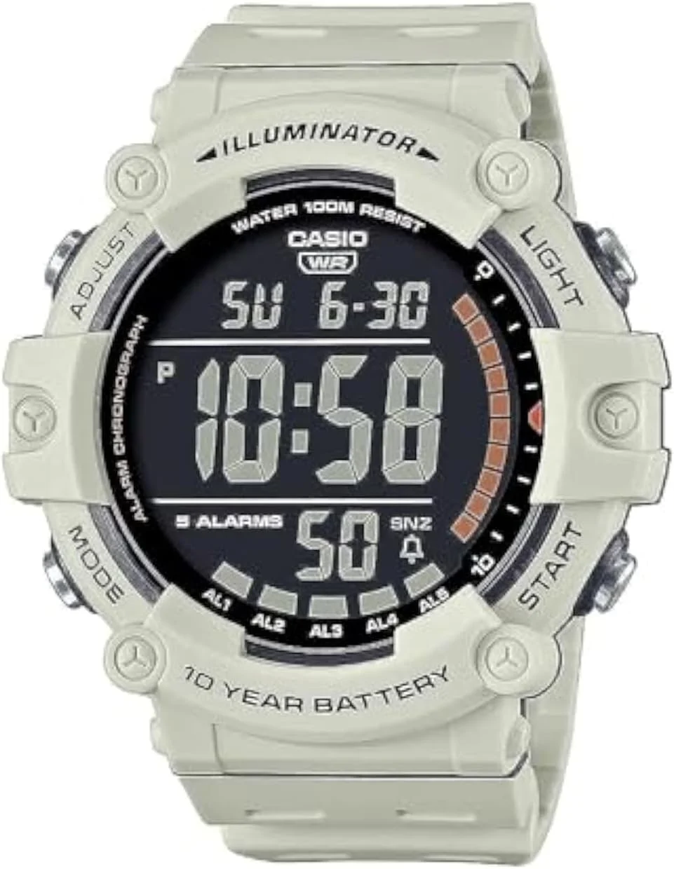 Casio Illuminator AE1500WH Only $39.95 at Amazon