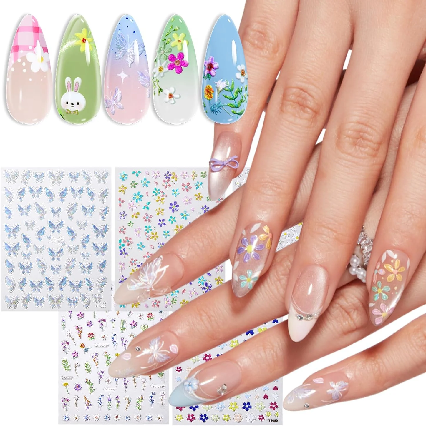 Flower Nail Stickers Only $5.99 at Amazon