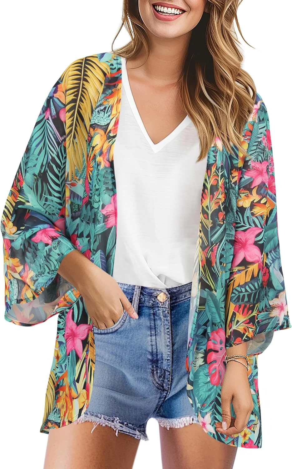 Womens Kimono Cover Up Only $14.99 at Amazon