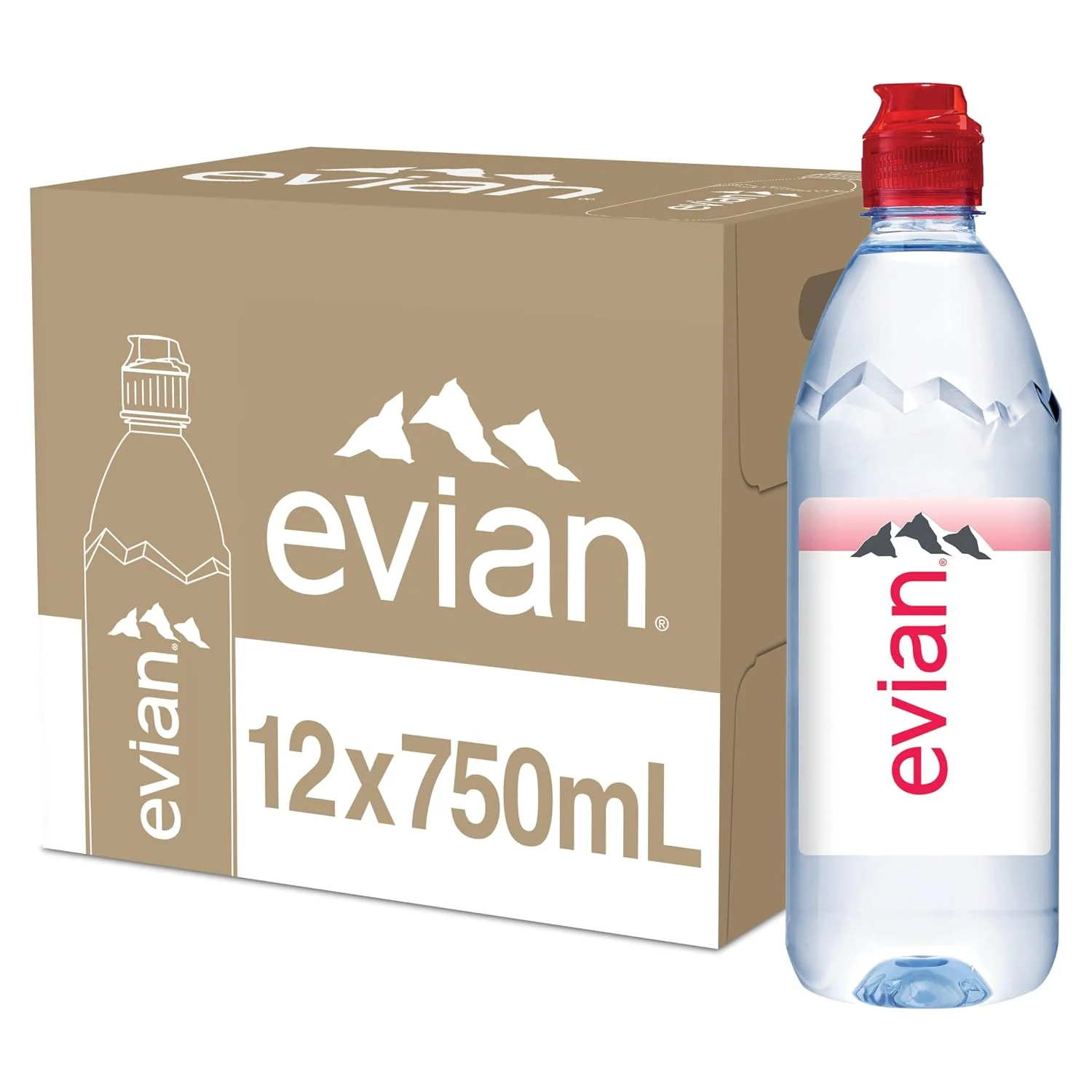 evian 12-Pack Water Only $12.99 (Reg. $36.75) at Amazon