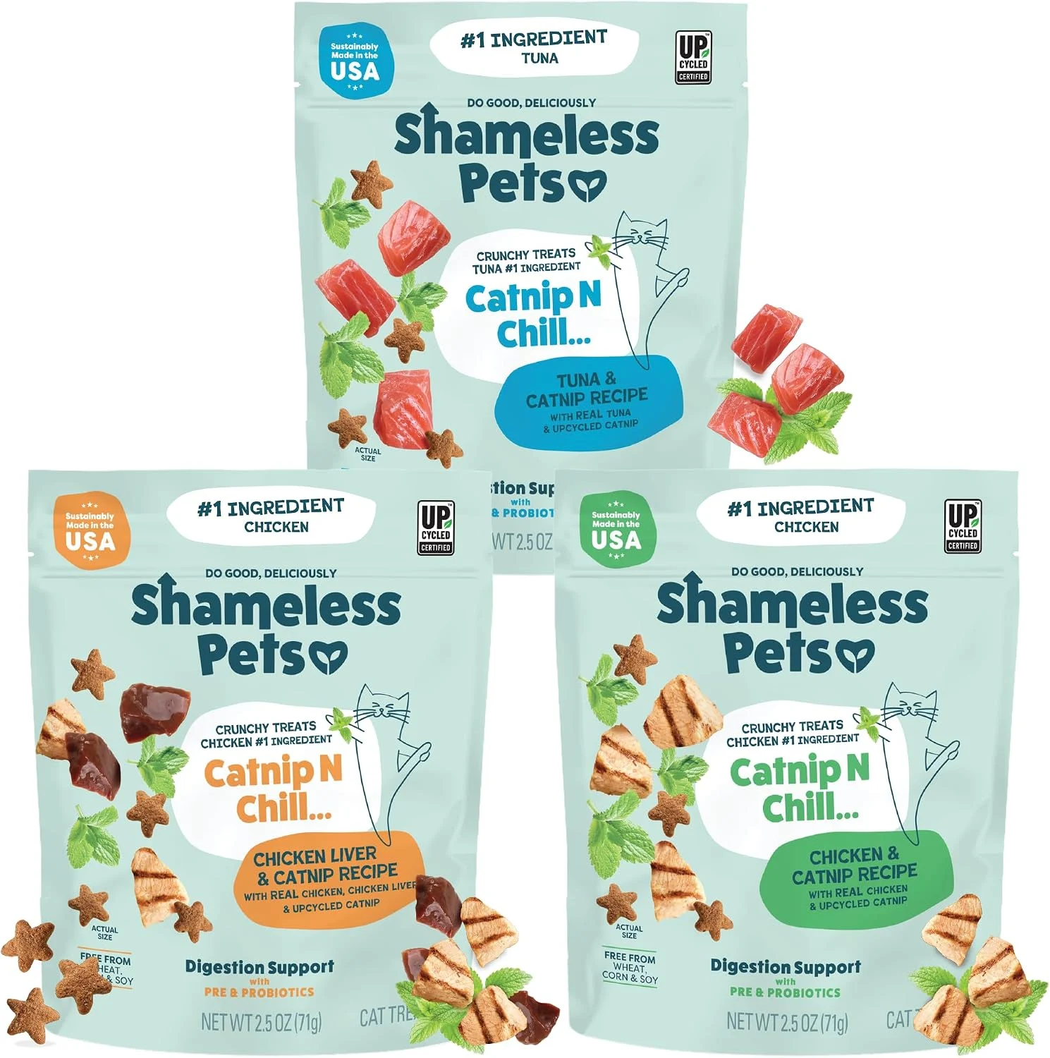 Shameless Pets Crunchy Cat Treats 3‑Pack Only $5.51 (Reg. $10.99) at