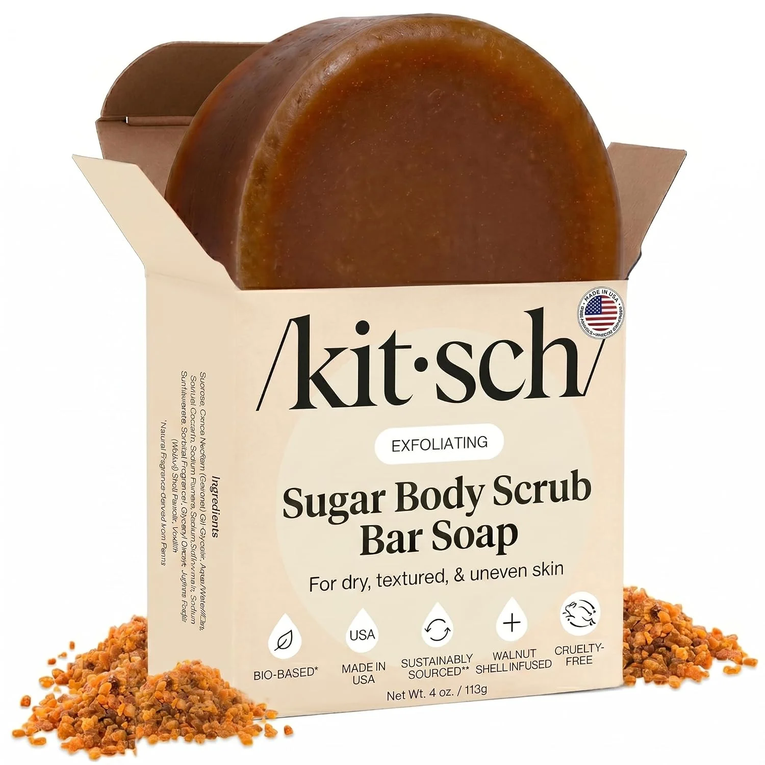 Kitsch Sugar Body Scrub Bar Only $9.59 (Reg. $11.99) at Amazon