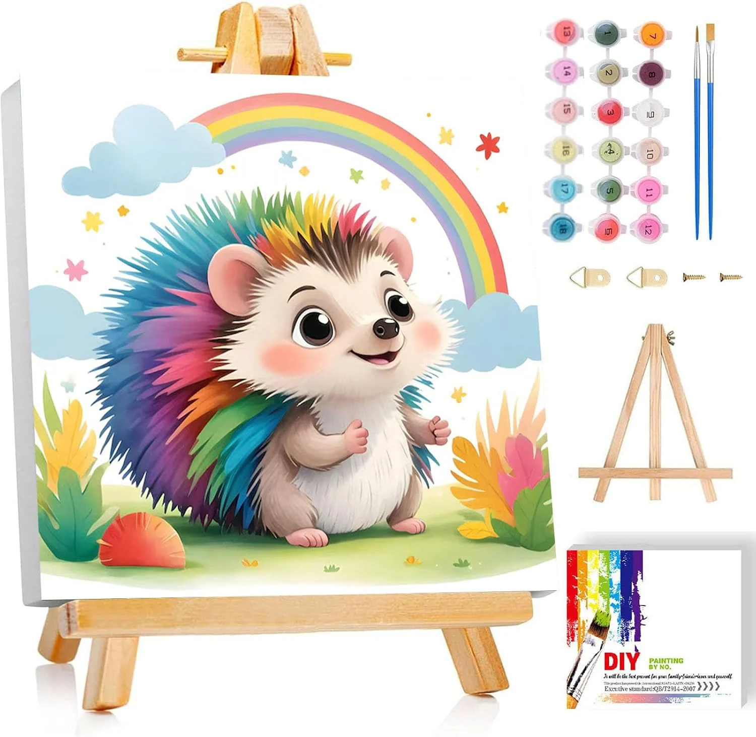 Gemozaic Hedgehog Paint by Numbers Kit Only $9.99 at Amazon