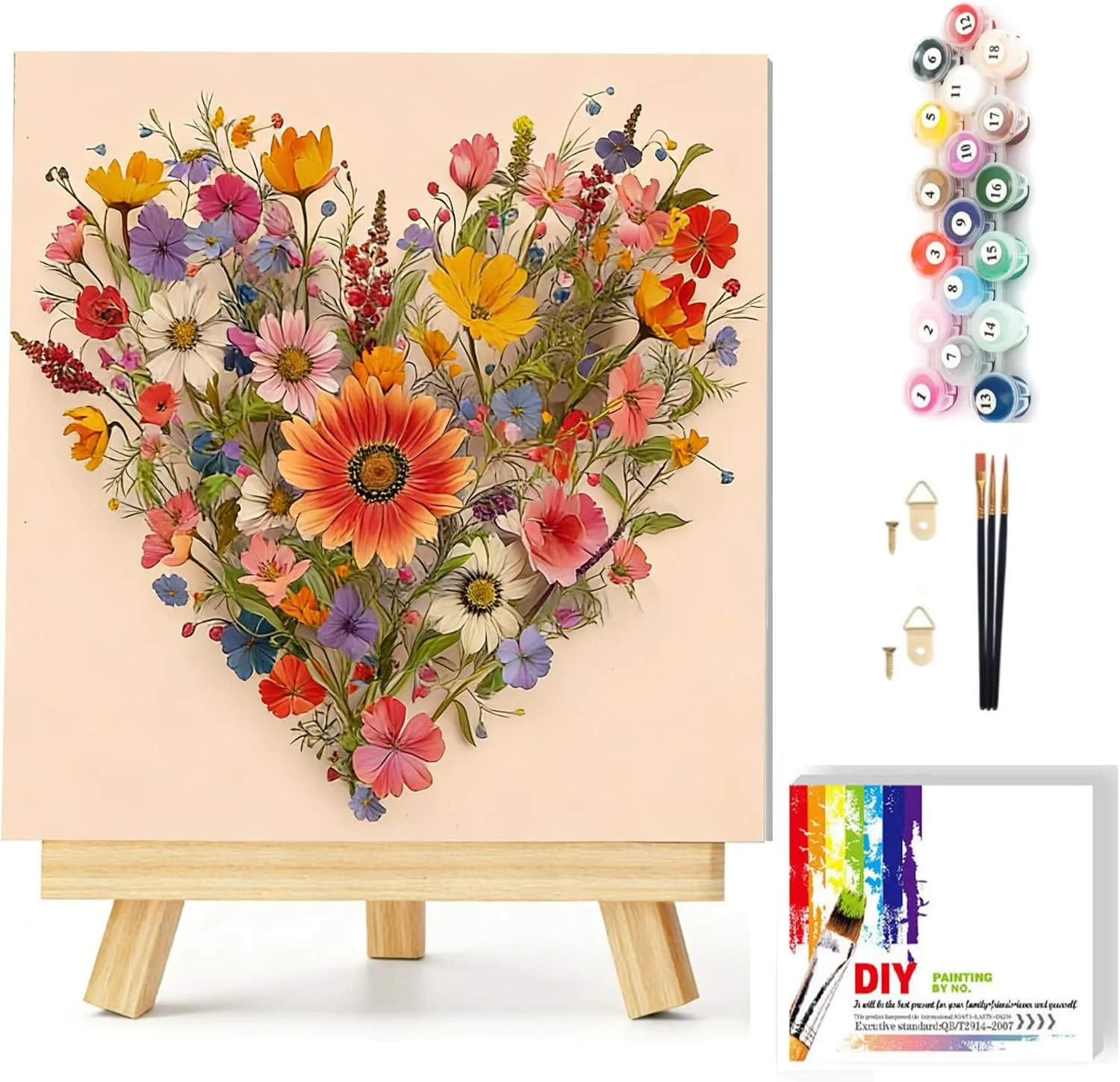 Gemozaic Flowers Paint by Numbers Kit Just $9.99 at Amazon