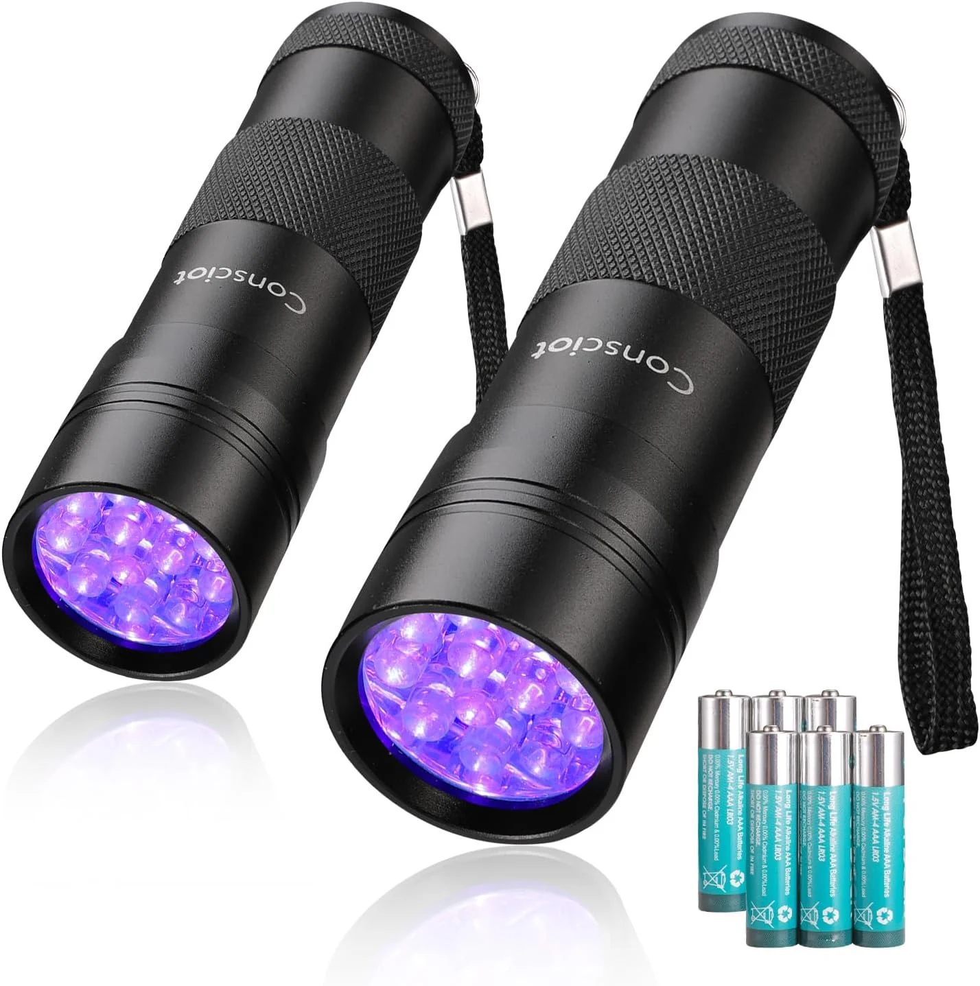 2-Pk Consciot UV LED Flashlights Only $6.59 (Reg. $11.99) at Amazon