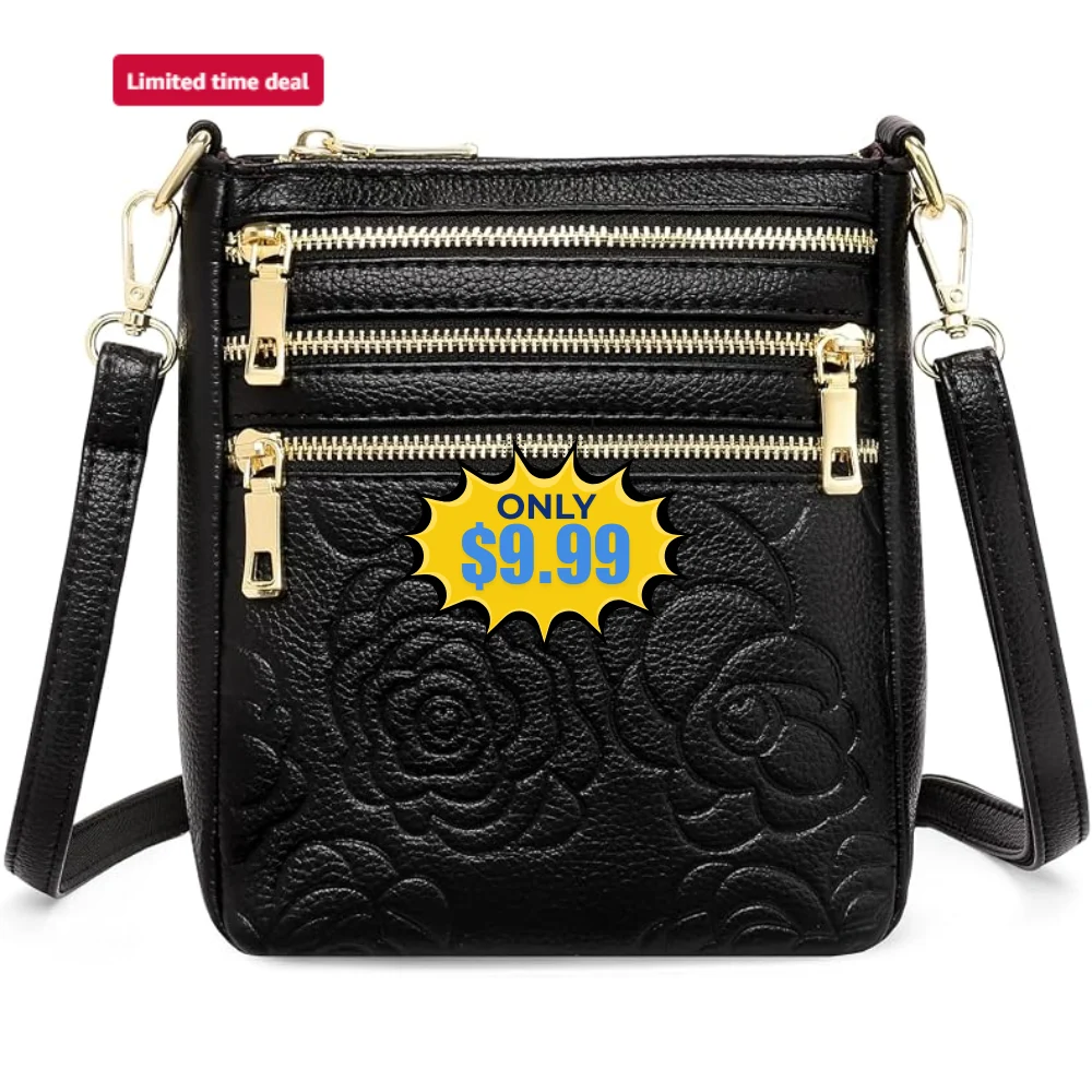 Crossbody Purses Vegan Leather Deal: Save 50% at Amazon