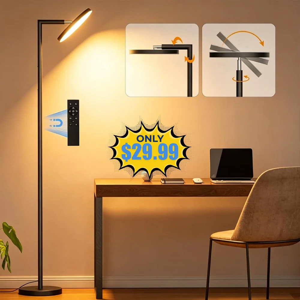 Super Bright LED Floor Lamp Promo at Amazon: Save with VJ9528QE