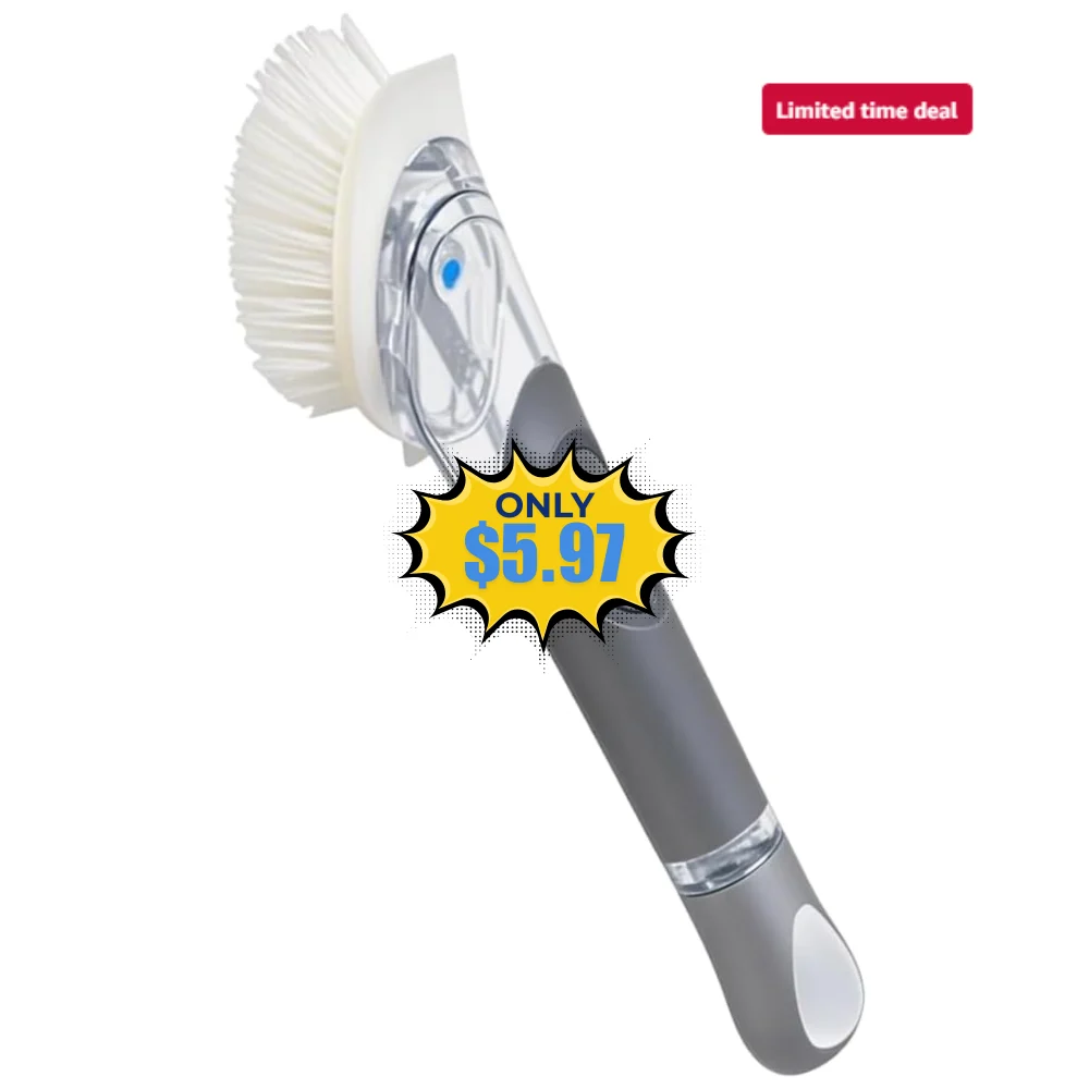 CELOX Dish Brush with Soap Dispenser Deal: Save 54% at Amazon