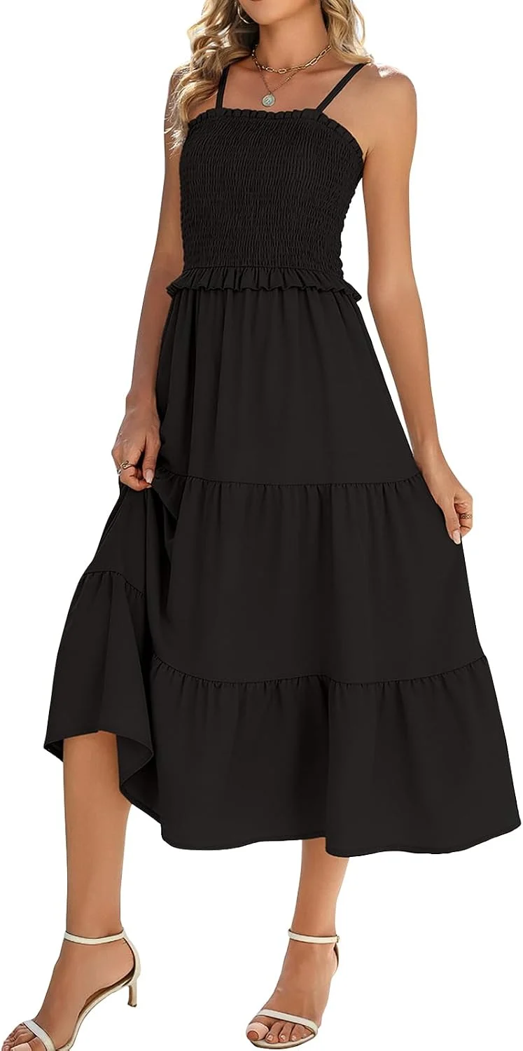 Younrui Smocked Maxi Dress Only $19.99 (Reg. $29.99) at Amazon