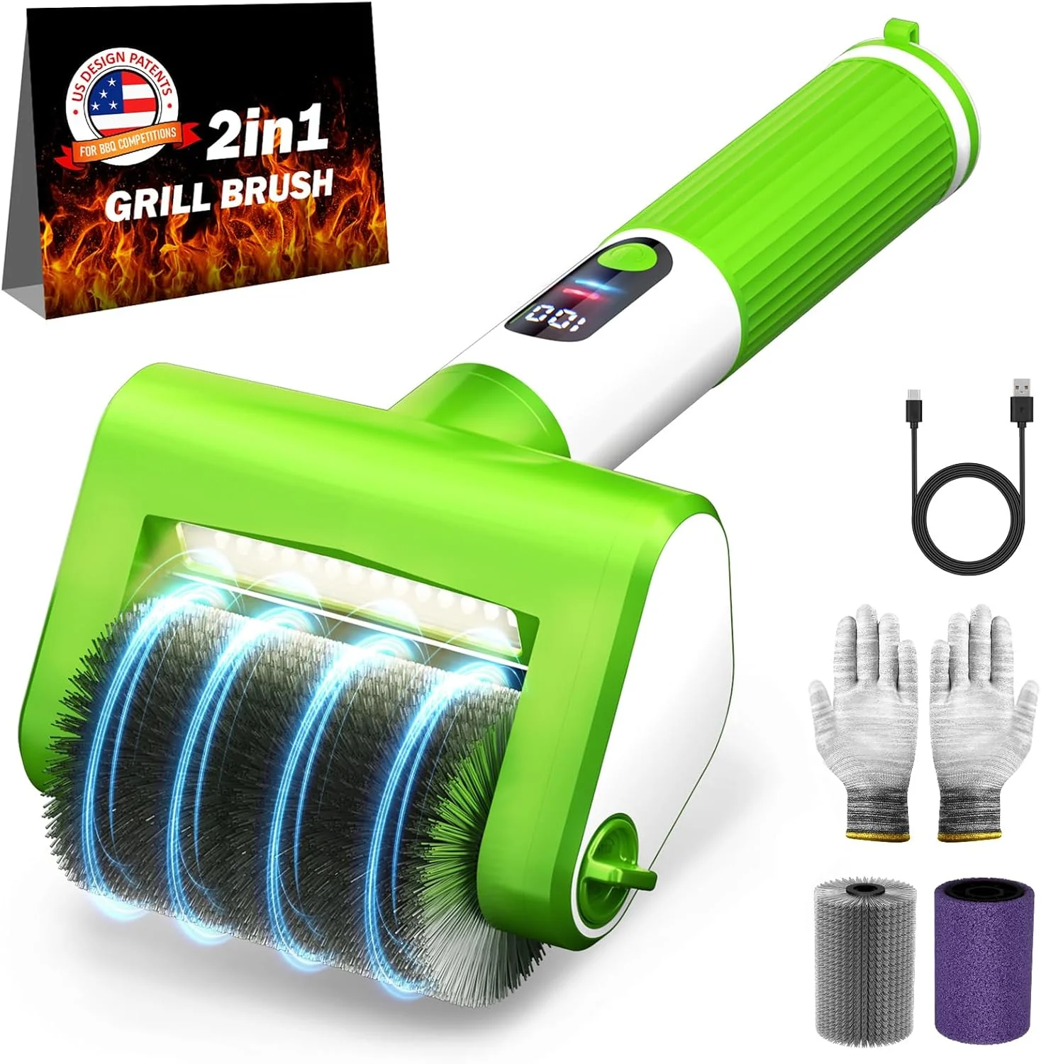VYTOOV Electric BBQ Grill Brush $39.99 (Reg. $79.99) at Amazon