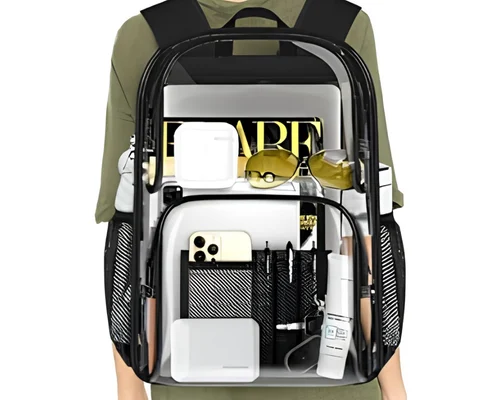Heavy Duty Transparent Clear Backpack Deal at Amazon